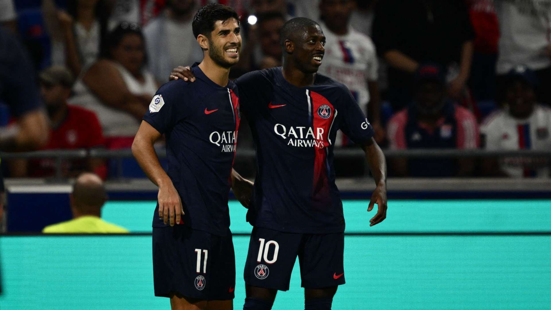 Marco Asensio Ousmane Dembele PSG 2023-24