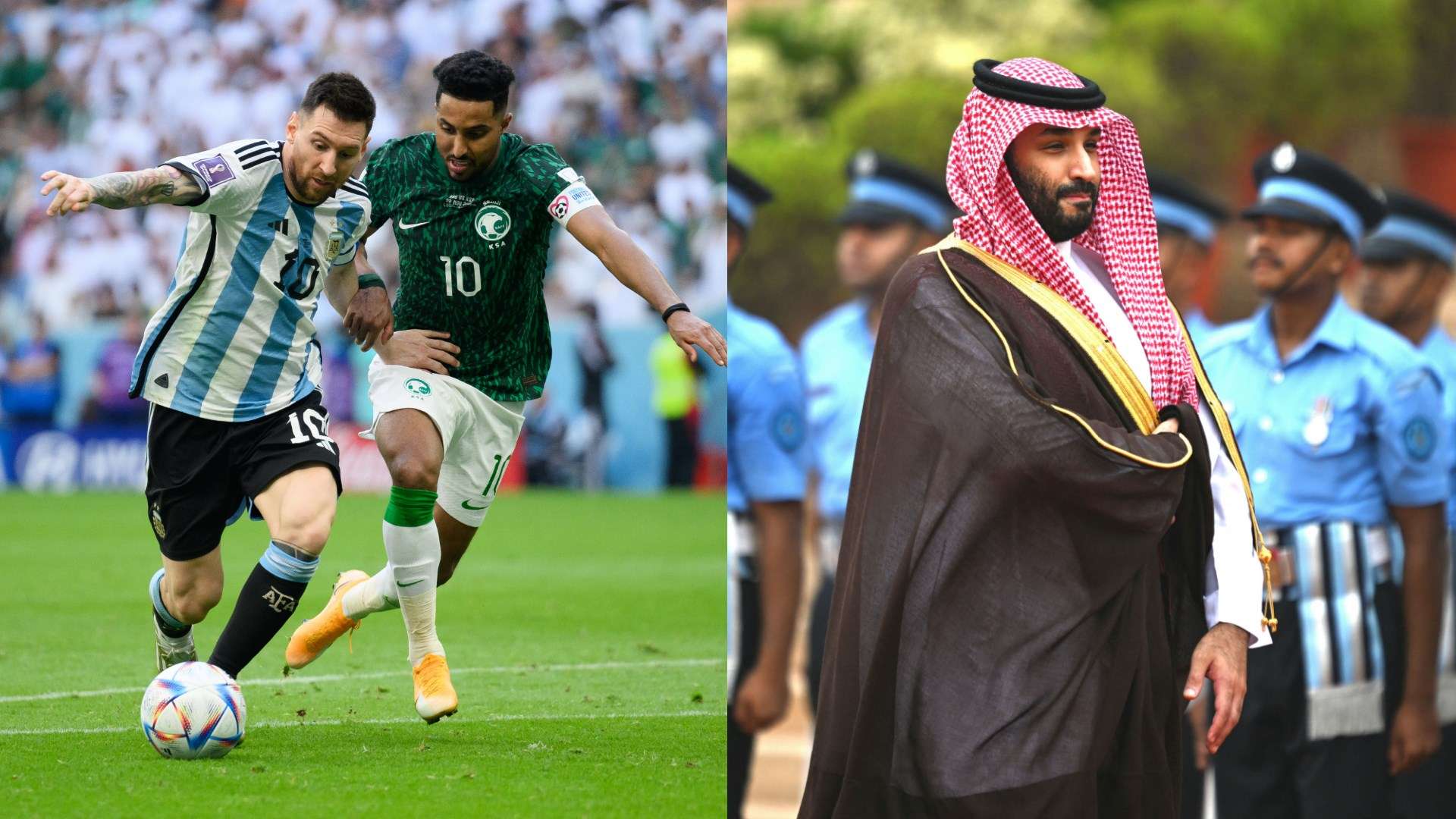 saudi arabia vs argentina world cup 2022 - mohammed bin salman