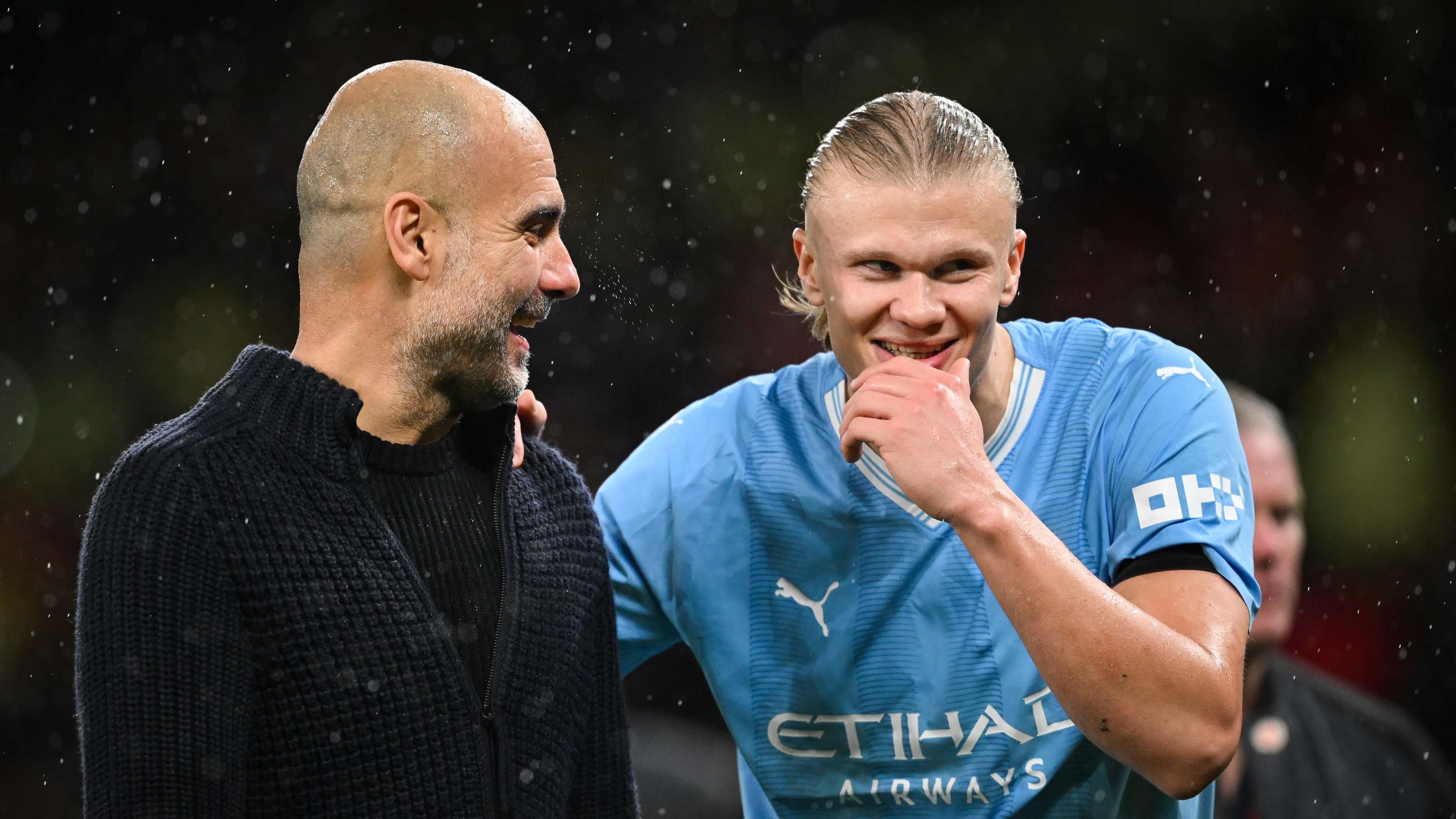 Erling Haaland Pep Guardiola Manchester City