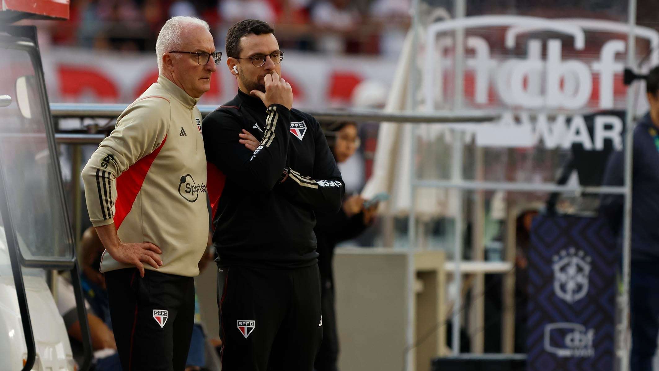 Dorival Júnior e Lucas Silvestre