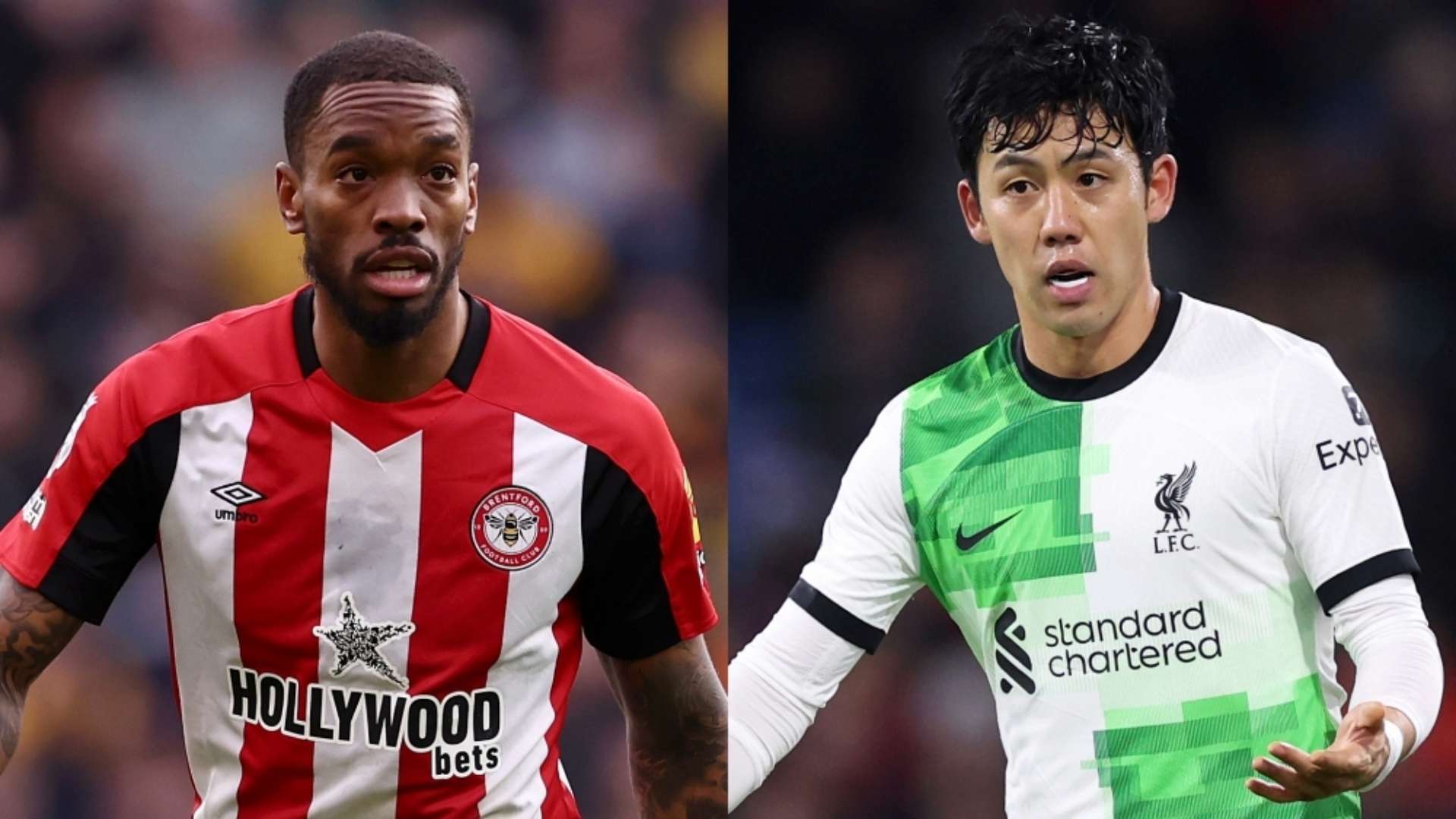 Ivan Toney Brentford Wataru Endo Liverpool