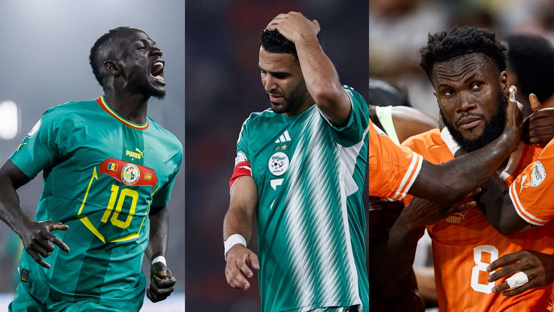 Sadio Mane Senegal Riyad Mahrez Algeria Frank Kessie Ivory Coast 2024