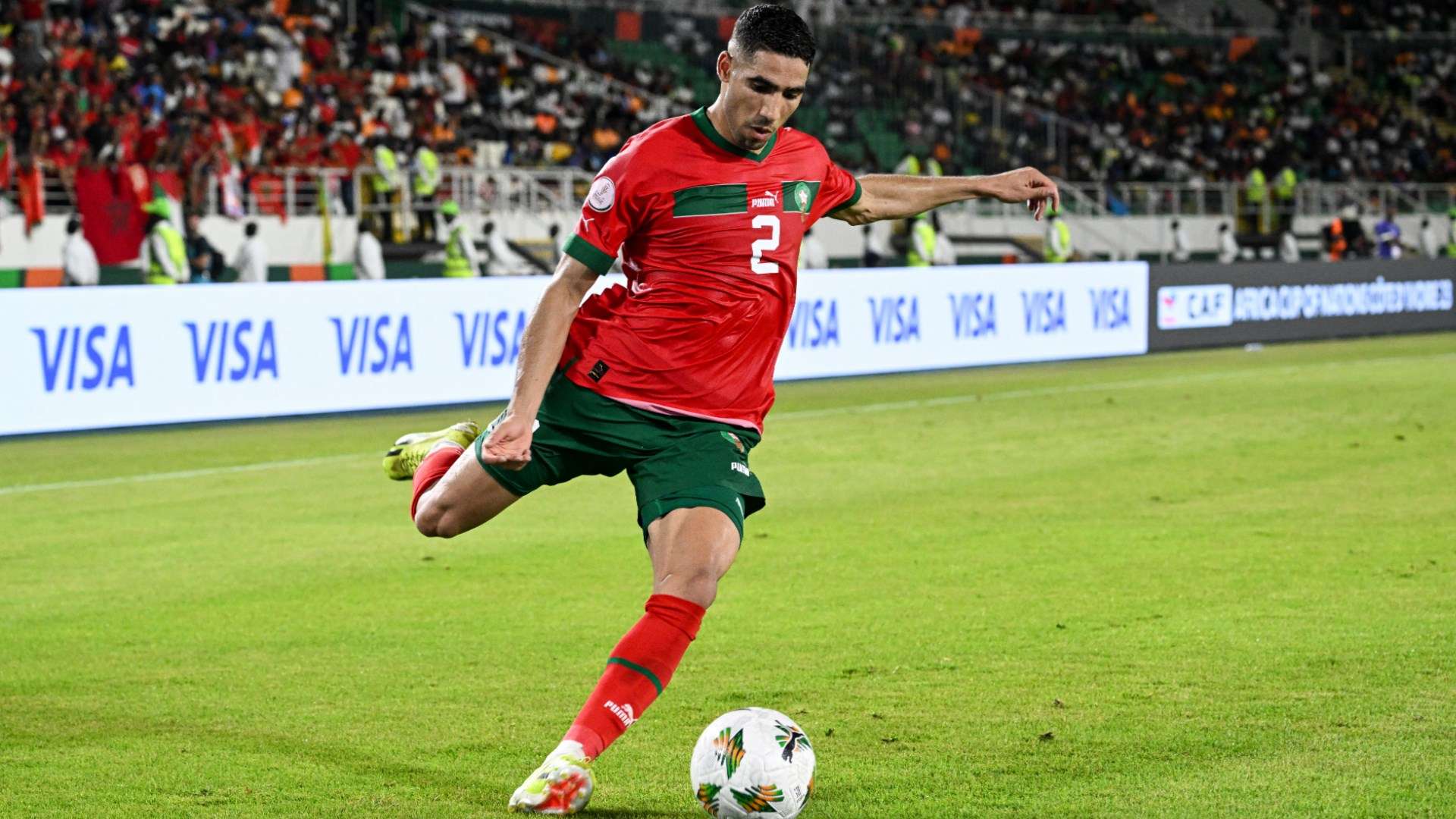 achraf hakimi - morocco tanzania AFCON 2023