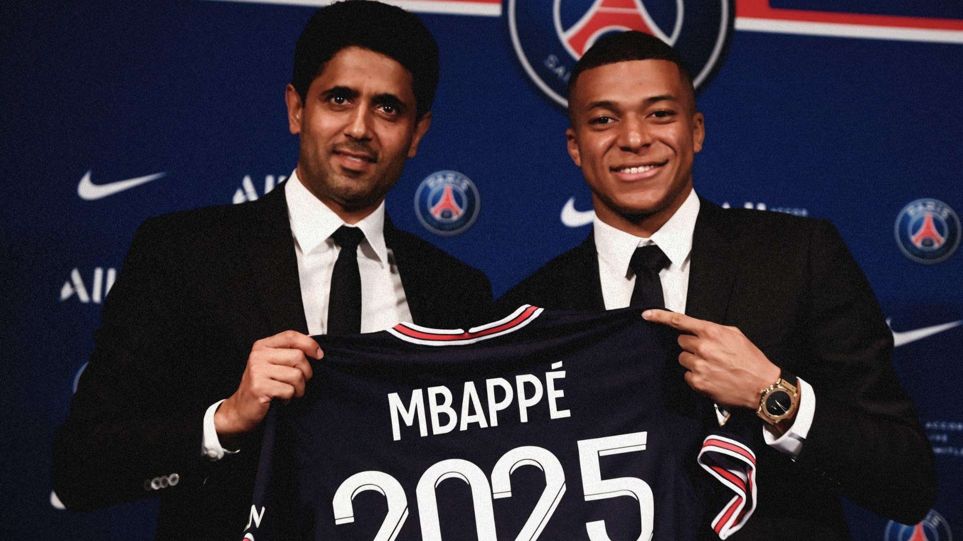 Kylian Mbappe Nasser Al-Khelaifi PSG HIC 16:9