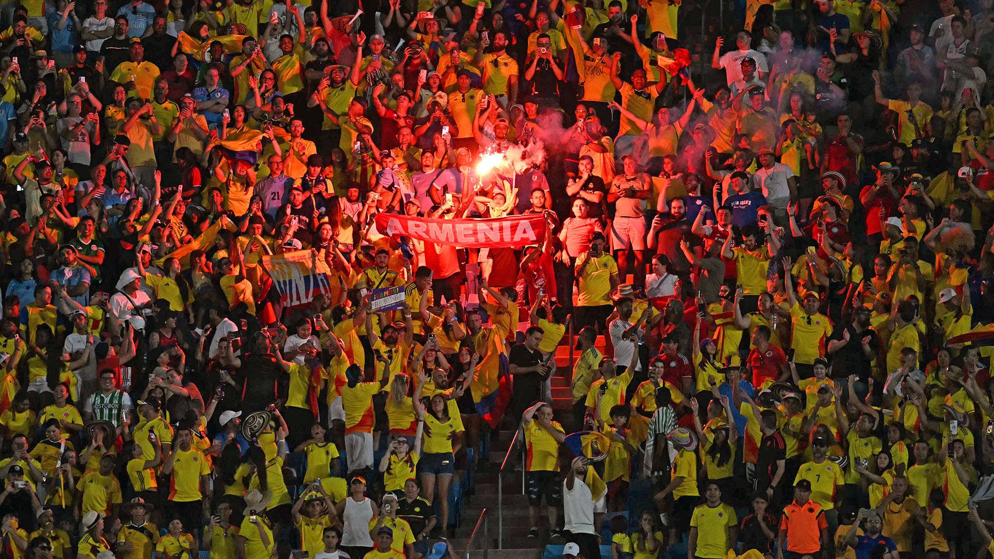 CONMEBOL Copa America USA 2024 Colombia fans