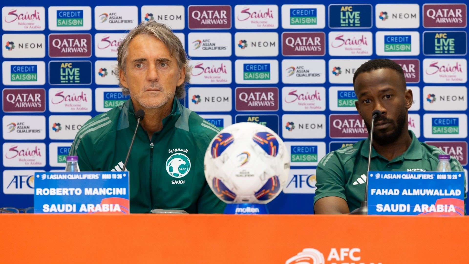 Roberto Mancini & Fahad Almuwallad - Arab Saudi