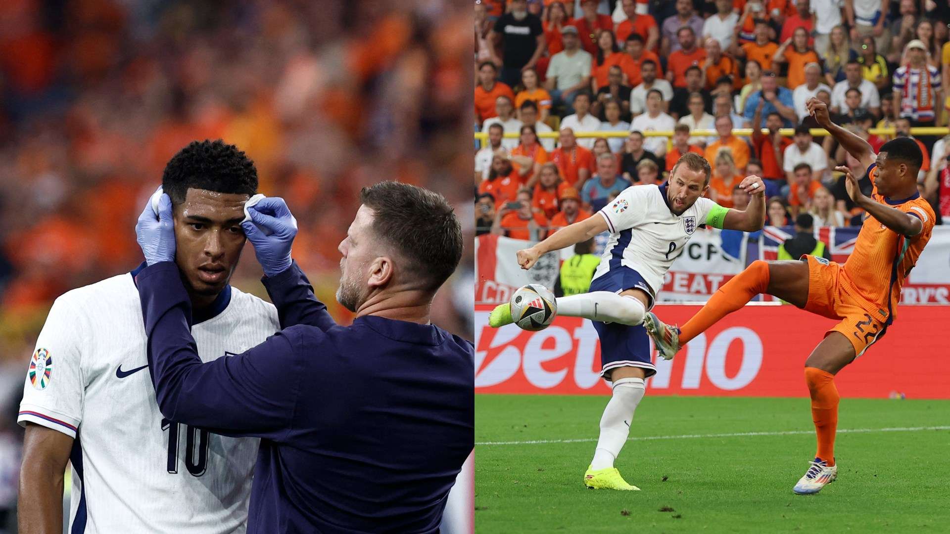 Netherlands England Euro 2024 Jude Bellingham Harry Kane