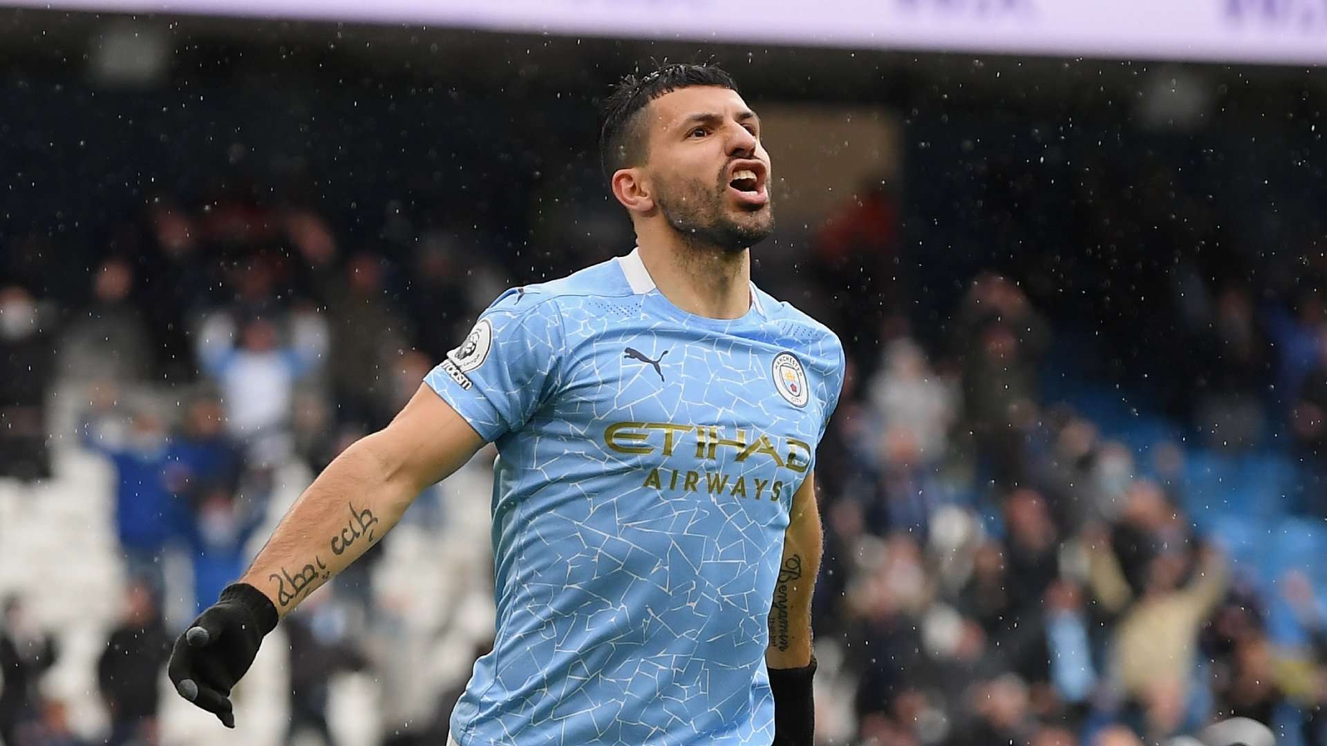 Sergio Aguero Manchester City 2021