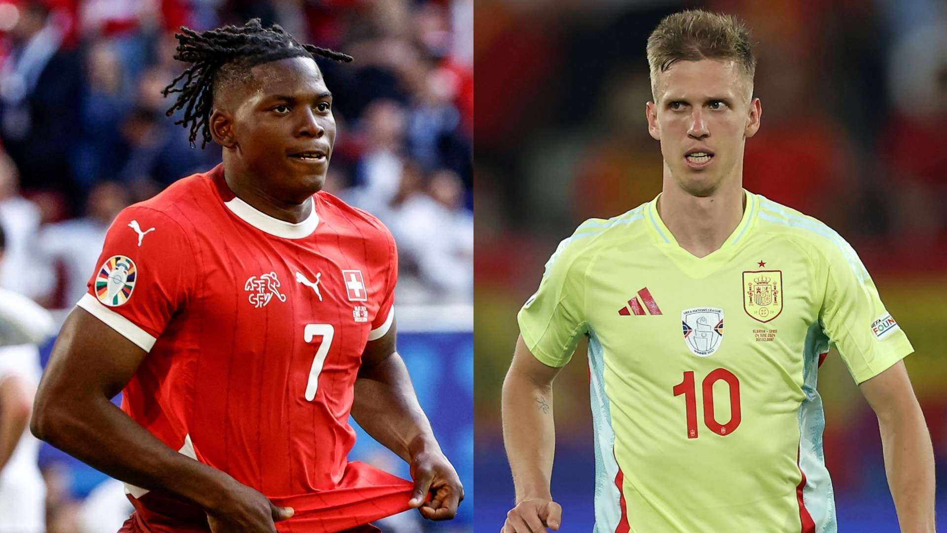 Breel Embolo Switzerland Dani Olmo Spain