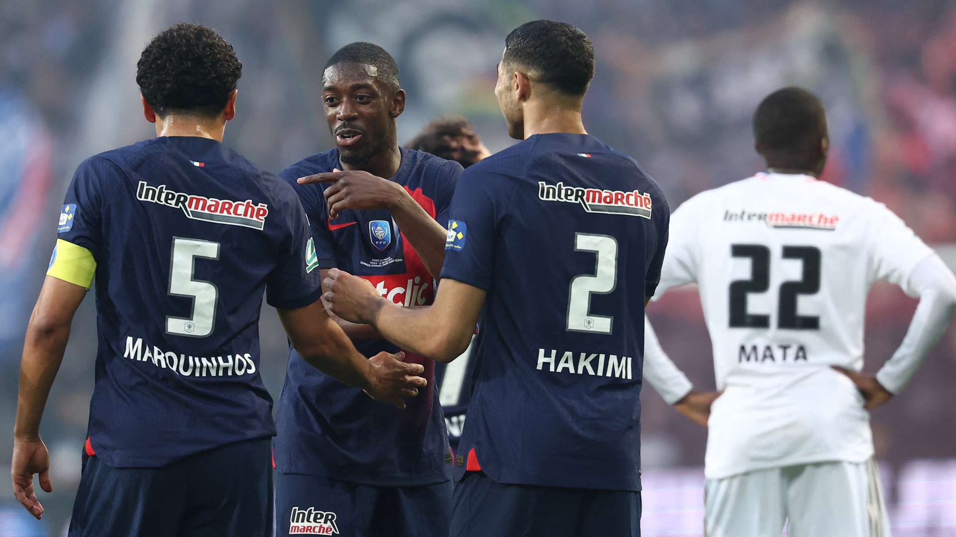 Ousmane Dembele Lyon PSG Coupe de France 25052024