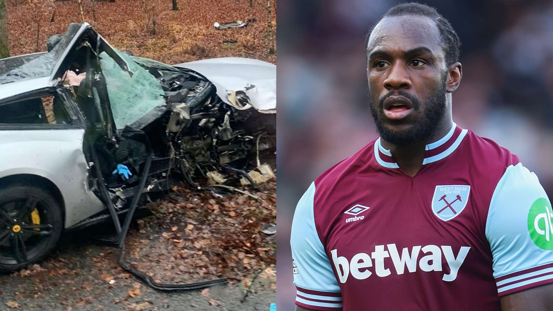 Michail Antonio car crash