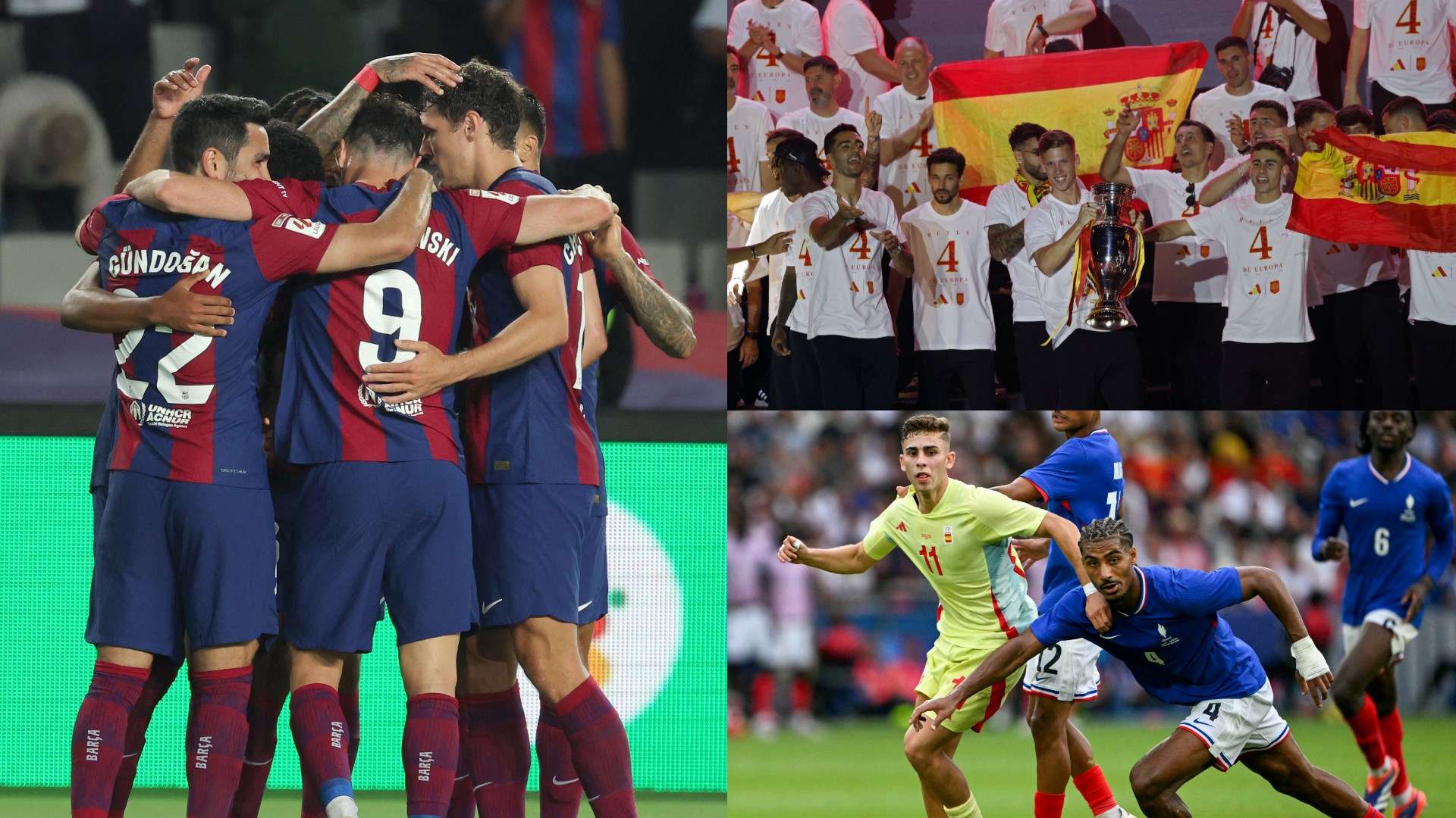 Barcelona - Spain - France vs Spain Olympic Games Paris 2024