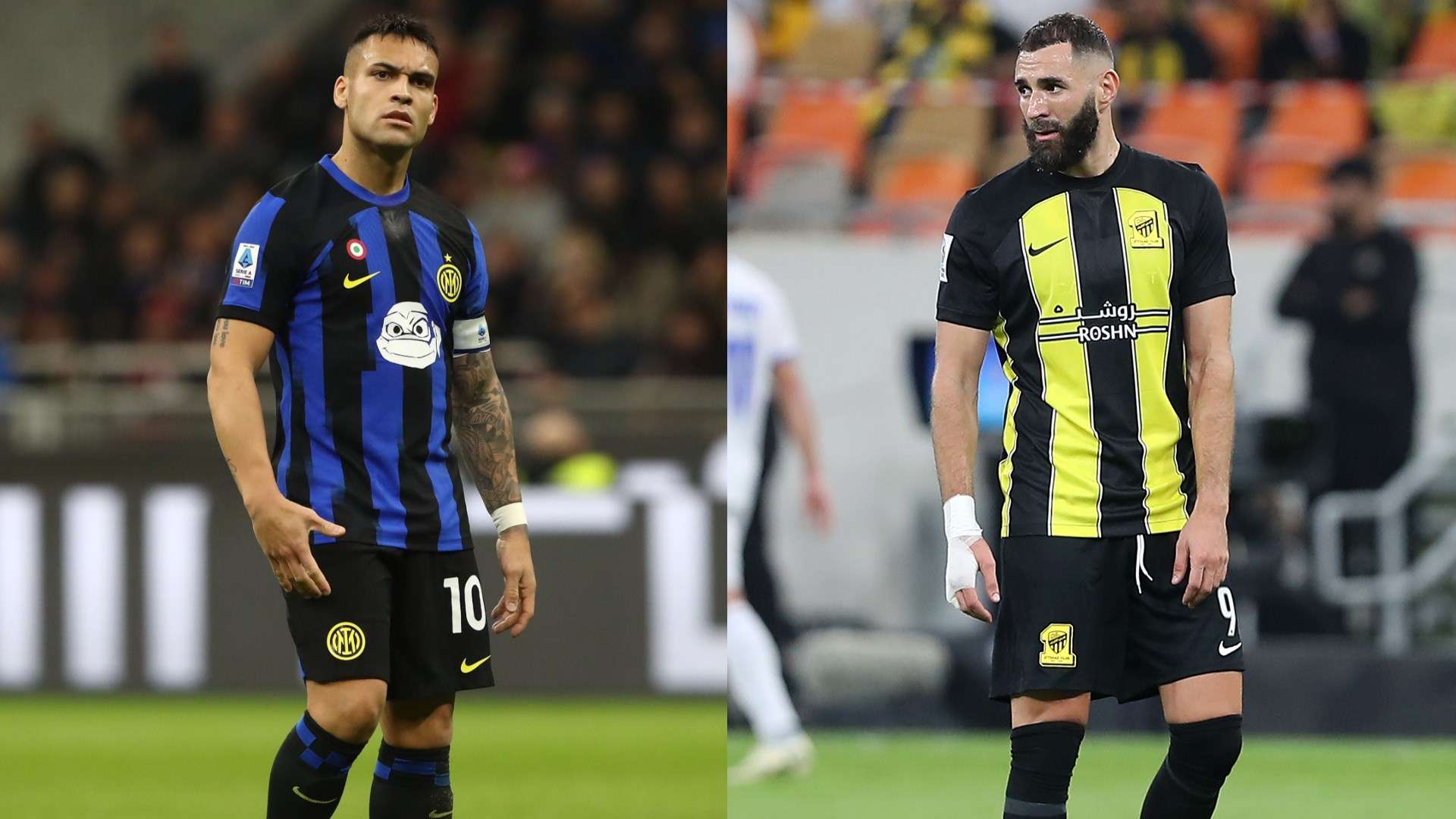 Lautaro Martinez Benzema Inter Al Ittihad