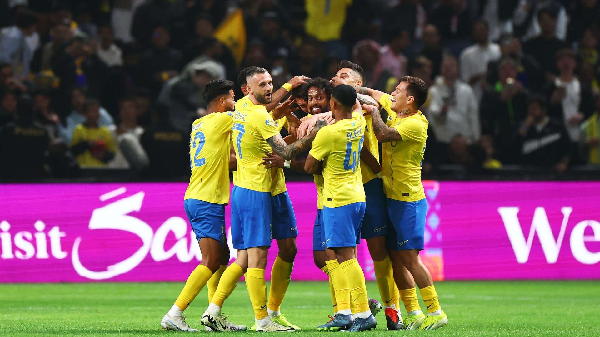 سبب قيام جمهور النصر بتدشين تيفو للغنام 